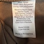 Los Angeles Apparel Los Angeles Woman Size 24W Surplice Peplum Sheath V-Neck Brown Dress w/Back Zip Photo 8