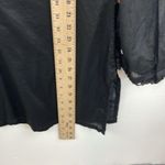 Tommy Bahama Tommy Bahamas Embroidered Black Tunic Top semi sheer boho size Medium Cotton Photo 12