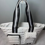 Think Royln Jr Wingman Tote Bag Large Patent White Photo 10