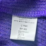 Antoine et‎ Lili Confectionné en France Purple Mohair Wool Open Cardigan SIze 14 Photo 4