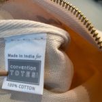 Sam Edelman  Canvas Bag with gold tone‎ zipper, approx 9” x 5” x 2” Photo 3