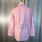 J.Crew  Double Breast Peacoat Heavyweight Cotton Twill Pink Size4.         prdrA3 Photo 5