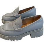 Free People  Lyra Lug Sole Loafer in Dusty Blue, Sz EU 38 Photo 7