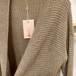 Knitted Cardigan Tan Photo 2