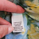 Buckle Blu Pepper Blue & Green Floral Ruched Strap Tank Size Small Photo 6