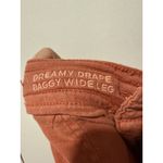 American Eagle  Womens Dreamy Drape Baggy Cargo Wide Leg Pants Sz 16 Orange Boho Photo 3