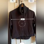 Sweaty Betty  Harmonise Luxe Boxy Fit Fleece Sweatshirt Black Size XS in Black Photo 6