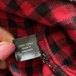 Lane Bryant  Red Black Plaid Flannel Nightshirt SIZE 22/24 Photo 3