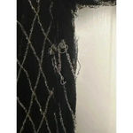 Fabrice Style Vintage Black Silk Beaded Flapper Dress Size 4 Photo 12