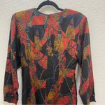 Alexander Campbell Vintage Tassel Print Dress vintage size 6‎ golden girls vibes Red Photo 2