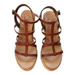 blowfish NWOT  Malibu Bahama Wedge Sandals Brown Size 11 Photo 1