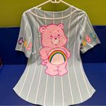 CareBears Graphic Baseball Jersey Shirt L Blue Size L Photo 8