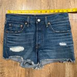 Levi's Levi’s 501 Denim Shorts Dark Wash Size 26 Photo 1