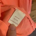Free People neon Orange open back flowy top Photo 3