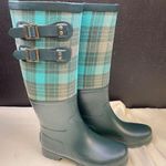 UGG  Australia Women's Green Plaid Rain Boots/ Shoes Size 5 SKU 5617 Photo 2