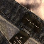 The Limited  Denim Frayed Skirt Photo 5