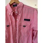 Simply Southern  Button Down Shirt Pink Gingham XL Photo 2