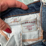 J Brand Jeans Ripped Bootcut Medium Wash Size 27 8.5” Rise Photo 7