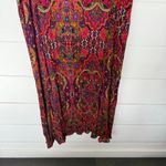 Roamans Women’s 1X Dark Floral Paisley Dress Plus Size Photo 5