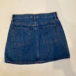 Madewell Rigid Denim Straight Mini Skirt in Haydel Wash: Tie-Waist EUC Sz 30 Photo 9