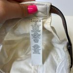 Coach | White Logo Ball Cap Patterned Women's Hat Photo 3