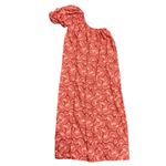 LoboRosa One Shoulder Puff Valeria Dress in Orange, Size M Orange Size M Photo 3