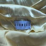 LIONESS Butter Yellow  Drawstring Maxi Dress Photo 8