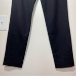Massimo Dutti | High-Rise Straight Leg Business Casual Trouser Pants Black Sz 4 Photo 9