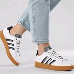 Adidas Grand Court 2.0 Women's Athletic Sneakers Size 6.5 White Academia Preppy Photo 0