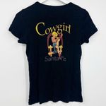 American Vintage Vintage Y2K Cowgirl Black Baby Tee Size Large Rodeo Photo 0