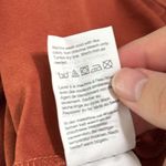 Madewell popover Cropped Terracotta Blouse wide Puff Gathered 3/4 sleeve Size XS Photo 6