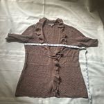 Classiques Entier  Brown Ruffle Cardigan Photo 5
