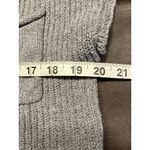 Free People FP Beach Gray Ribbed Knit Cropped Short Sleeve Sweater Top Small Photo 12