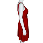 Frederick's of Hollywood Dress Womens XS Red Sexy Retro Vintage Old Hollywood Photo 1