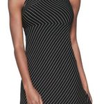 Athleta Santorini Black White Stripes Mini Dress Size XS Photo 0