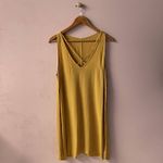 Forever 21  NWOT Mustard Yellow Tank Dress Size M Photo 3