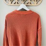 Rachel Zoe Pullover Knit Sweater Orange Sz Small Photo 6
