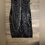Black Dress with Silver Embellishments Photo 3