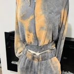 Grey Tie Dye Cropped Jacket & Jogger Set Multiple Size M Photo 6