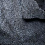 J Jill Blazer Jacket Dark Blue‎ Black Woven Office Career Corporate Mature Thick Size M Photo 12