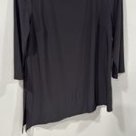 Halston Heritage Black 3/4 Sleeve Top Size Small EUC Photo 2