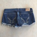Hollister  Denim Jean Short Booty Shorts Distressed Photo 4