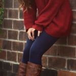 New Mix High Waist Fleece Lined Leggings‎ Photo 5