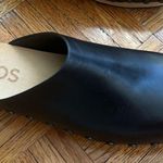 COS Napa Leather Clogs with Sustainab Wooden Sole with Tonal Studs Black Size 8 Photo 4