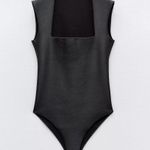 ZARA  Leather Bodysuit Photo 0