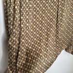 L'Academie  Revolve Tan Chain Oversized Button Down Photo 6