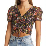 Noisy May  Floral Crop Top size medium Photo 0