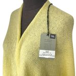 Wooden Ships  Serape Shawl Paola Buendia Cape Knit Yellow Women’s Size S/M NWT Photo 2