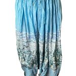 Vintage circle crinkle skirt penguin ocean pattern Large Cotton Zero brand Blue Photo 1