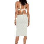 For Love & Lemons NWT  Bette Knit Women’s Midi Backless Dress Size Medium Photo 4
